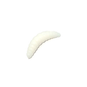 Силиконовая приманка SpinningTravel Maggot 1.6 inch white, 10 шт