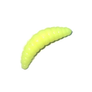 Силиконовая приманка SpinningTravel Maggot 1.6 inch Chartreuse, 10 шт