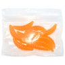 Силиконовая приманка SpinningTravel Maggot 1.6 inch orange, 10 шт