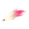 Стример рыболовный бело-розовый 12 см