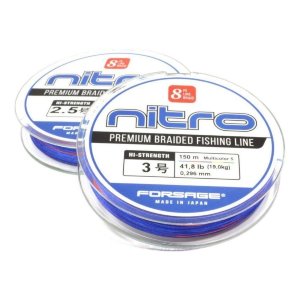Шнур Forsage Nitro 8 Braid 150м 0.5 5 Colors